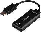 Адаптер-перехідник Cablexpert HDMI на DisplayPort, 4К@30Hz (A-HDMIF30-DPM-01) - зображення 1