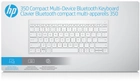 Bezprzewodowa klawiatura HP 350 Compact Multi-Device Bluetooth Keyboard White (196548516629) - obraz 9