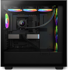 Система рідинного охолодження NZXT Kraken RGB 360 мм AIO liquid cooler w/Display, RGB, Hub Fans Black (RL-KR360-B1) - зображення 6