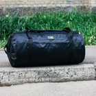 Военная сумка баул, армейский баул Оксфорд черный 120 л тактический баул, тактический баул-рюкзак - изображение 7