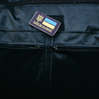 Військова сумка баул, армійський баул Оксфорд чорний 120 л тактичний баул, тактичний баул-рюкзак - зображення 10