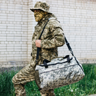 Армейская дорожная сумка 50л, оксфорд Пиксель - изображение 2
