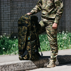 Військова сумка баул, армійський баул Оксфорд камуфляж 120 л тактичний баул, тактичний баул-рюкзак - зображення 5