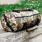 Військова баул сумка, армійський баул Cordura мультикам 100 л тактичний баул, тактичний баул-рюкзак - зображення 7