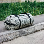 Військова баул сумка, армійський баул Оксфорд піксель з клапаном 100 л тактичний баул, тактичний баул-рюкзак - зображення 7