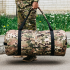 Военная баул сумка, баул армейский Cordura мультикам 120 л тактический баул, тактический баул-рюкзак - изображение 6