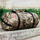 Военная баул сумка, баул армейский Cordura мультикам 120 л тактический баул, тактический баул-рюкзак - изображение 8