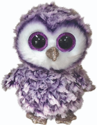 М'яка іграшка TY Beanie Boo's Фіолетова сова Moonlight 15 см (008421363254) - зображення 1