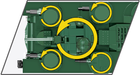 Klocki konstrukcyjne Cobi I Wojna Światowa Czołg Vickers A1E1 Independent 886 szt. (5902251029906) - obraz 7