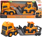 Ігровий набір Dickie Toys Вантажівка Volvo з причепом і навантажувачем 32 см (4006333074783) - зображення 1