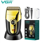 Професійна електробритва VGR V-383 Finale Shaver з підставкою, чоловіча машинка для гоління