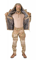 Куртка тактическая зимняя военная Рип Стоп с теплоотражающей подкладкой Omni Hit Multicam с капюшоном Мультикам р.М - изображение 4