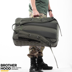 Рюкзак для дронів захисний універсальний для силових структур Brotherhood олива L 30л TR_BH-ZRD-01OL - зображення 4