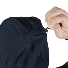 Куртка тактическая износостойкая облегченная для силовых структур SoftShell 2.0 Темно-синяя (6588), XL TR_6588XL - изображение 10