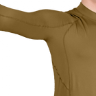 Лонгслів чоловічий тактичний еластичний футболка з довгим рукавом для силових структур Койот (7139), M TR_7139(M) - зображення 4