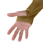 Лонгслів чоловічий тактичний еластичний футболка з довгим рукавом для силових структур Койот (7139), M TR_7139(M) - зображення 6
