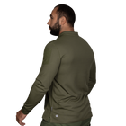 Поло футболка тактическая мужская с длинным рукавом для силовых структур CM Олива (7368), XL TR_7368-XL - изображение 3