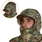 Куртка тактическая демисезонная мужская для силовых структур CM Stalker SoftShell Мультикам (7089), S TR_7089(S) - изображение 5