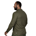 Поло футболка тактична тактична чоловіча з довгим рукавом для силових структур CM Оліва (7368), XXXL TR_7368-XXXL - зображення 3