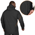 Куртка тактична демісезонна чоловіча для силових структур Stalker SoftShell Чорна (7226), M TR_7226(M) - зображення 3