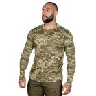 Лонгслив тактический эластичный футболка с длинным рукавом для силовых структур Пиксель (7249), S TR_7249-S - изображение 2