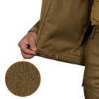 Куртка тактическая демисезонная мужская для силовых структур Stalker SoftShell Койот (7346), XL TR_7346-XL - изображение 7