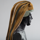 Накидка на голову или шлем маскировочная тактическая универсальная для силовых структур Хаки + Койот TR_Net-100HK-DG - изображение 4