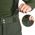 Штани тактичні зимові чоловічі утеплені штани для силових структур Patrol Taslan Олива (7355), XL TR_7355-XL - зображення 5