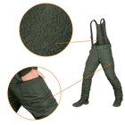 Штаны тактические зимние утепленные мужские брюки для силовых структур Patrol Taslan Олива (7355), S TR_7355-S - изображение 4