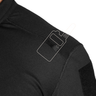 Поло футболка тактична чоловіча тактична з довгим рукавом для силових структур Paladin Чорна (7367), S TR_7367-S - зображення 6
