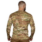 Лонгслів чоловічий тактичний еластичний футболка з довгим рукавом для силових структур Мультикам (7250), L TR_7250(L) - зображення 3
