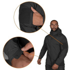Куртка тактична демісезонна чоловіча для силових структур Stalker SoftShell Чорна (7226), XXXL TR_7226(XXXL) - зображення 4