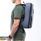 Рюкзак для дронов защитный тактический универсальный для силовых структур Brotherhood Серый M 16л TR_BH-ZRD-02G - изображение 7