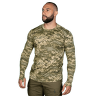 Лонгслів чоловічий тактичний еластичний футболка з довгим рукавом для силових структур Піксель (7249), M TR_7249-M - зображення 2