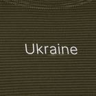 Лонгслів чоловічий тактичний еластичний футболка з довгим рукавом для силових структур Оліва Ukraine (7342), L TR_7342-L - зображення 4