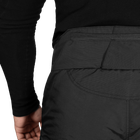 Штани тактичні зимові чоловічі утеплені штани для силових структур Patrol Taslan Чорні (7357), L TR_7357-L - зображення 7