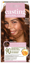 Фарба для волосся L'Oreal Paris Casting Natural Gloss 553 Пряний каштан 240 г (3600524086176) - зображення 1