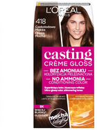 Фарба для волосся L'Oreal Paris Casting Creme Gloss 418 Шоколадний мокко 239 г (3600523979608) - зображення 1