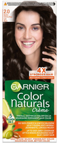Крем-фарба для волосся Garnier Color Naturals 2.0 Дуже темний коричневий 150 г (3600542388542) - зображення 1
