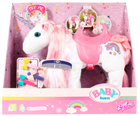 Zabawka interaktywna Zapf Baby Born Fairy Unicorn z muzyką, oświetleniem i akcesoriami (828854-116719) - obraz 4