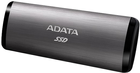 SSD диск ADATA SE760 512GB USB 3.2 Type-C 3D NAND TLC Titanium Gray (ASE760-512GU32G2-CTI) External - зображення 2