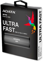 SSD диск ADATA SE760 512GB USB 3.2 Type-C 3D NAND TLC Titanium Gray (ASE760-512GU32G2-CTI) External - зображення 6