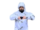Маскувальний Білий костюм Клякса. 3 в 1. Куртка, штани, кавер Pancer Protection 60 - зображення 9