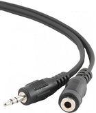 Kabel stereofoniczny audio Cablexpert CCA-423 3.5 mm F - 3.5 mm M 1.5 m Czarny - obraz 1