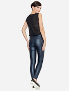 Spodnie skinny damskie skórzane Lenitif K231 L Granatowe (5902194303170) - obraz 2