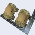 Комплект тактичних швидкознімних налокітників та наколінників UMA Equipment М16 Піксель - зображення 6