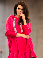Плаття-худі жіноче Awama A419 One Size Рожеве (5902360554993) - зображення 6