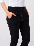 Spodnie slim fit damskie Zaiia ZAPA01 42 Czarne (8226416066528) - obraz 4