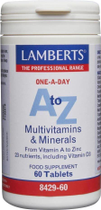 Комплекс вітамінів та мінералів Lamberts AZ Multi 60 таблеток (5055148412135) - зображення 1