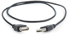 Кабель Cablexpert USB 2.0 0.75 м Black (CC-USB2-AMAF-75CM/300-BK) - зображення 2